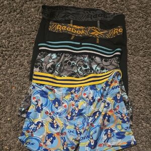 Reebok Black and Blue Boxer Briefs Set